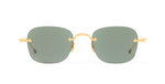 Thom Browne 961A | 712 Sonnenbrille in Gold - in Japan hergestellte Luxusbrille aus Titan