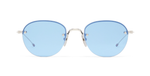 Thom Browne 959A | 045 Sonnenbrille in Silber - in Japan hergestellte Luxusbrille aus Titan