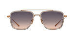 DITA Artoa.57x | Luxussonnenbrille Rose Gold - Crystal Clear in Roségold mit grauen Gläsern