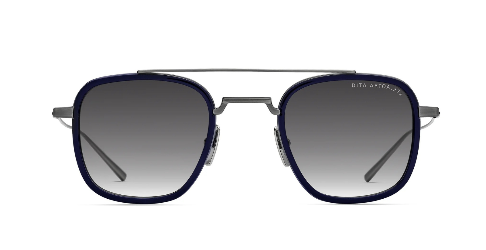 DITA Artoa.27x | Antique Silver - Luxussonnenbrille in Silber und grauen Gläsern