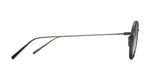 DITA Artoa.82x | Black Iron - Ink Swirl - Antique Silver Luxussonnenbrille in Grau mit grauen Gläsern