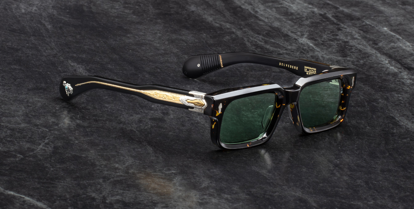 Jacques Marie Mage Last Frontier Belvedere | Castor | In-Store only Sonnenbrille in Schwarz - limitierte, handgefertigte Luxusbrille