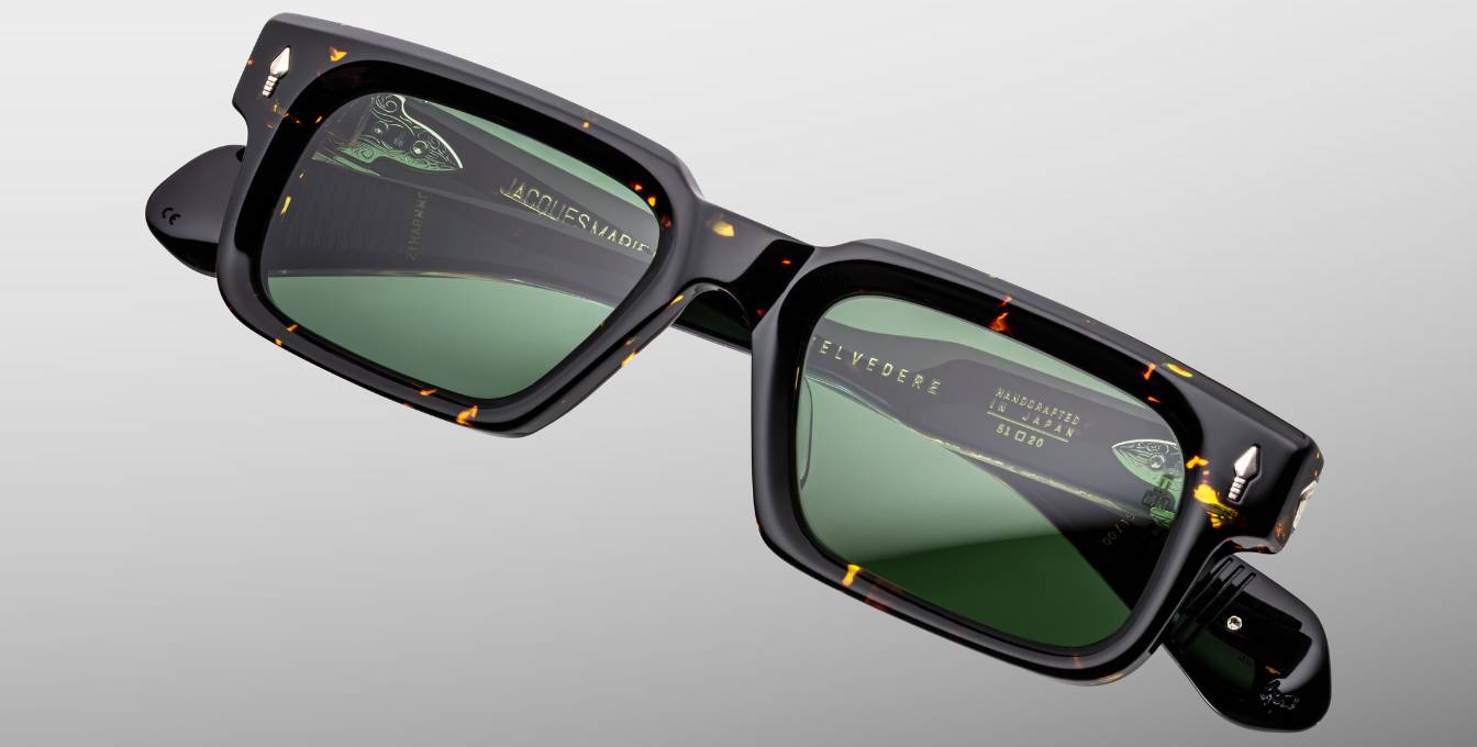 Jacques Marie Mage Last Frontier Belvedere | Castor | In-Store only Sonnenbrille in Schwarz - limitierte, handgefertigte Luxusbrille