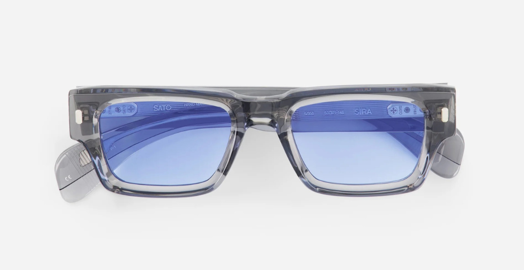 Sato Sira | P1 - Luxus-Sonnenbrille aus Titan, hergestellt in Japan, Eckig