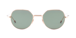 thom browne 935A | 710  Rechteckige Sonnenbrille mit schwarzem Rahmen und blauen Gläsern