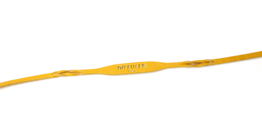 Diffuser Tokyo | Twisted Leather Bracecord Yellow 