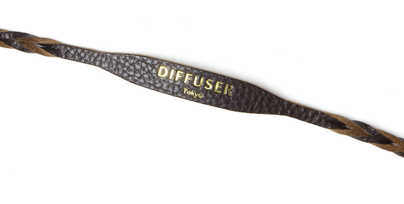 Diffuser TokyoDiffuser Tokyo | Twisted Leather Bracecord Black Brown