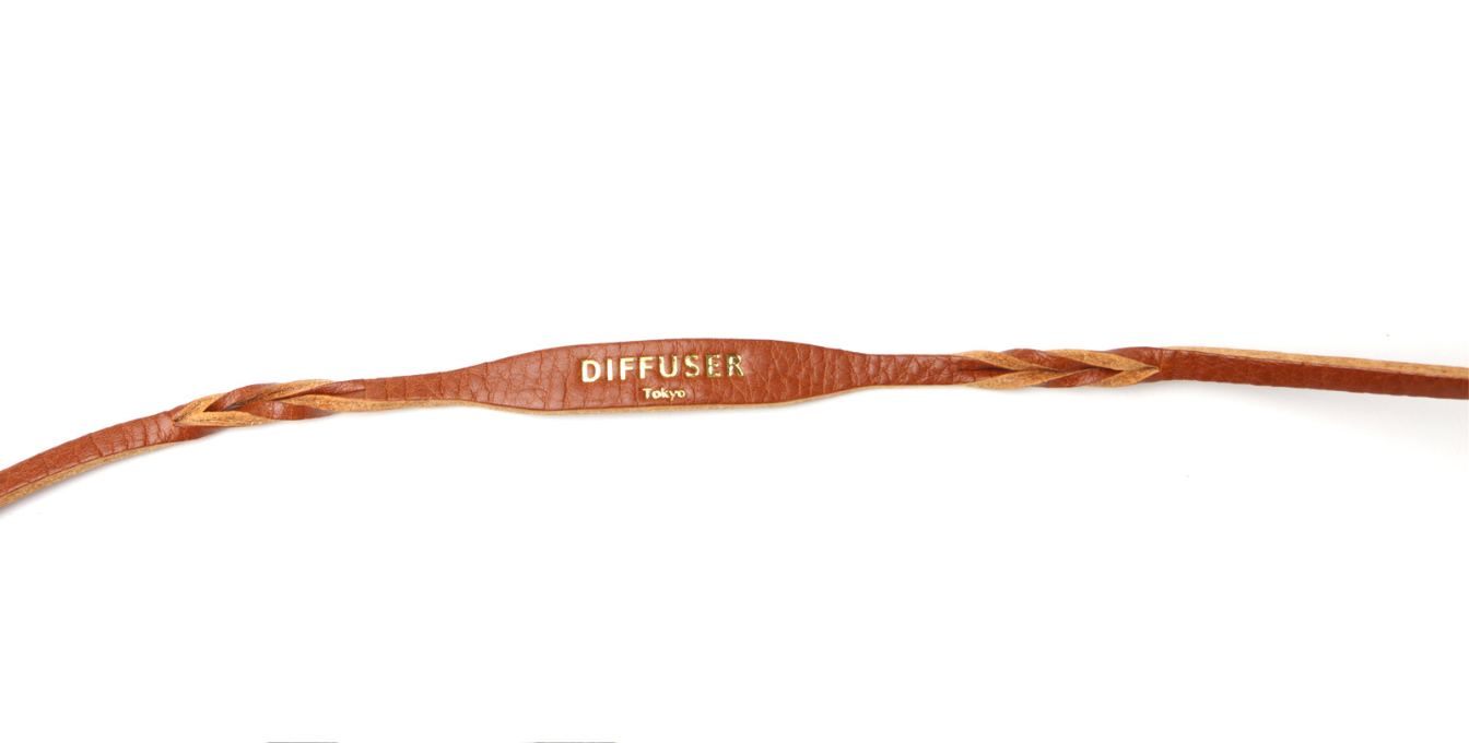 Diffuser Tokyo | Twisted Leather Bracecord Orange