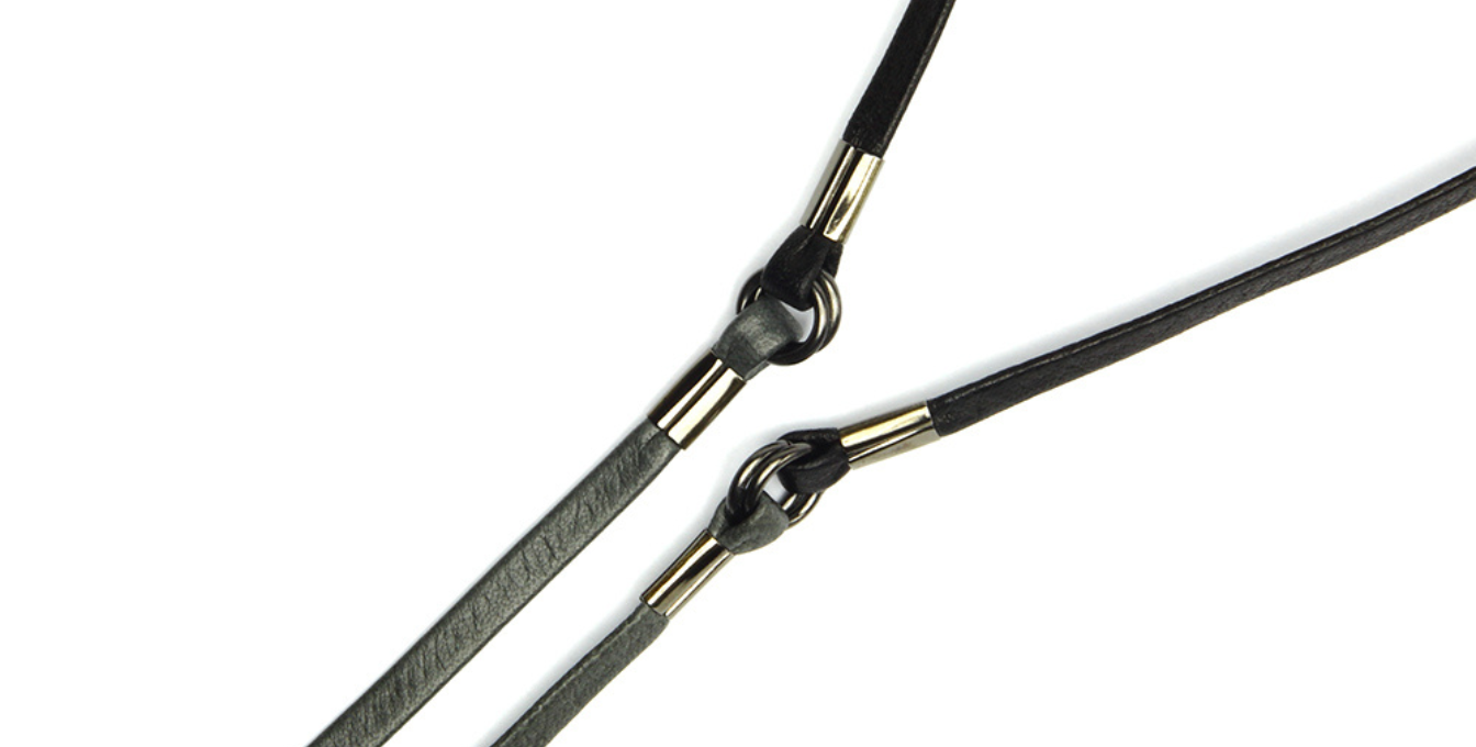 Diffuser Tokyo | Two Tone Sophisticated Glass Cord | Black &amp; Dark Grey