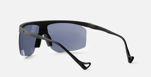 district vision konoha black sportsonnenbrille in schwarz mit grauen gläsern