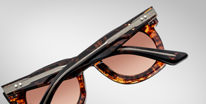 jacques marie mage ava samoa eckige sonnenbrille aus acetat in havana mit braunen gläsern