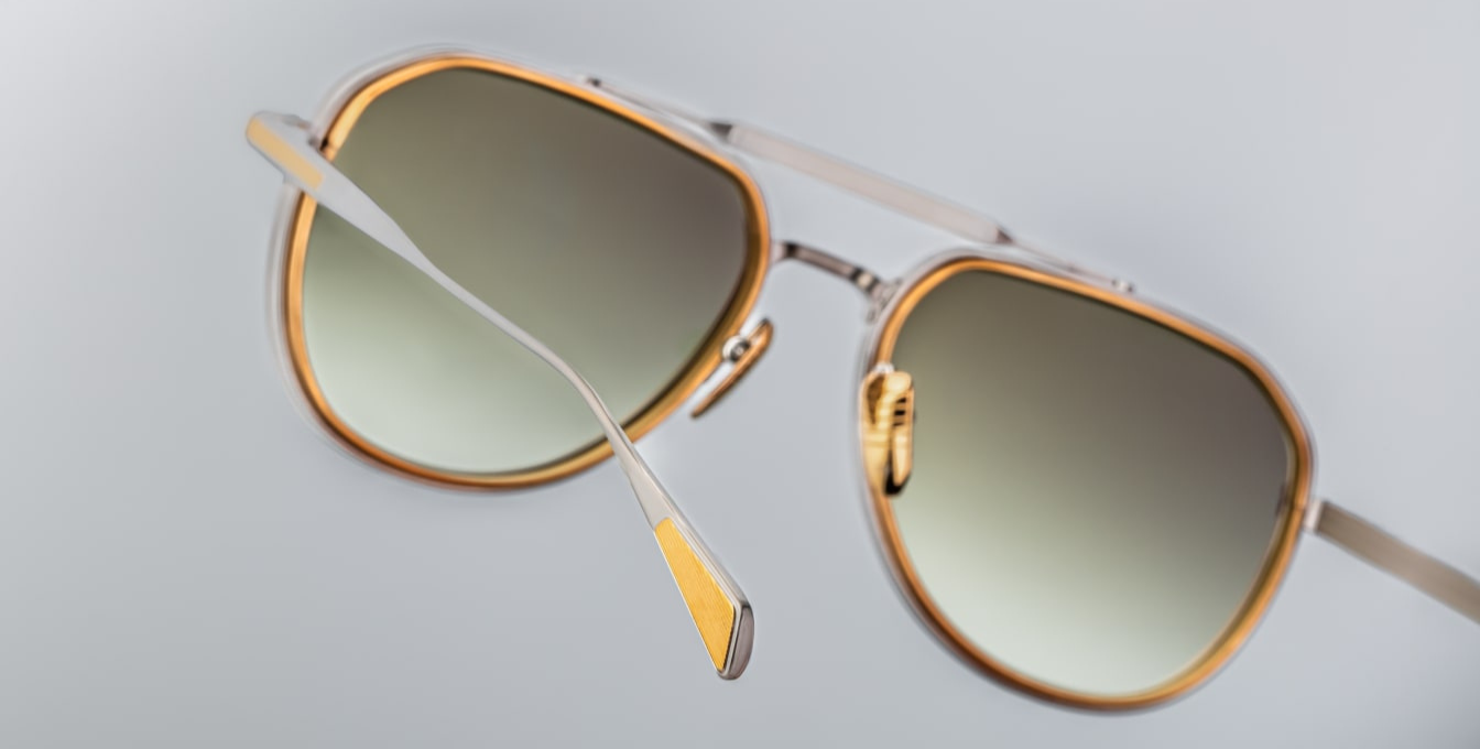 Jacques Marie Mage Commander Silver luxury sunglasses - handmade Jacques Marie Mage Commander Silver luxury sunglasses - handmade