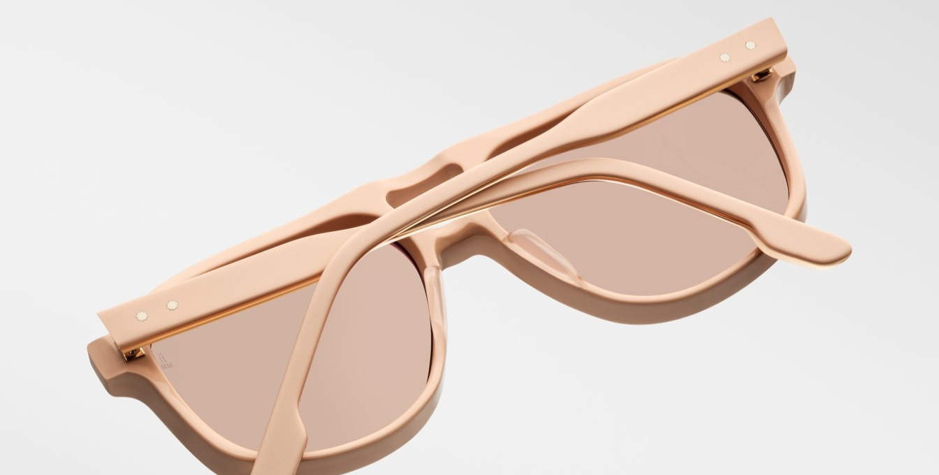 jacques marie mage leonard dust suede aviator sonnenbrille in matt orange mit orangenen gläsern
