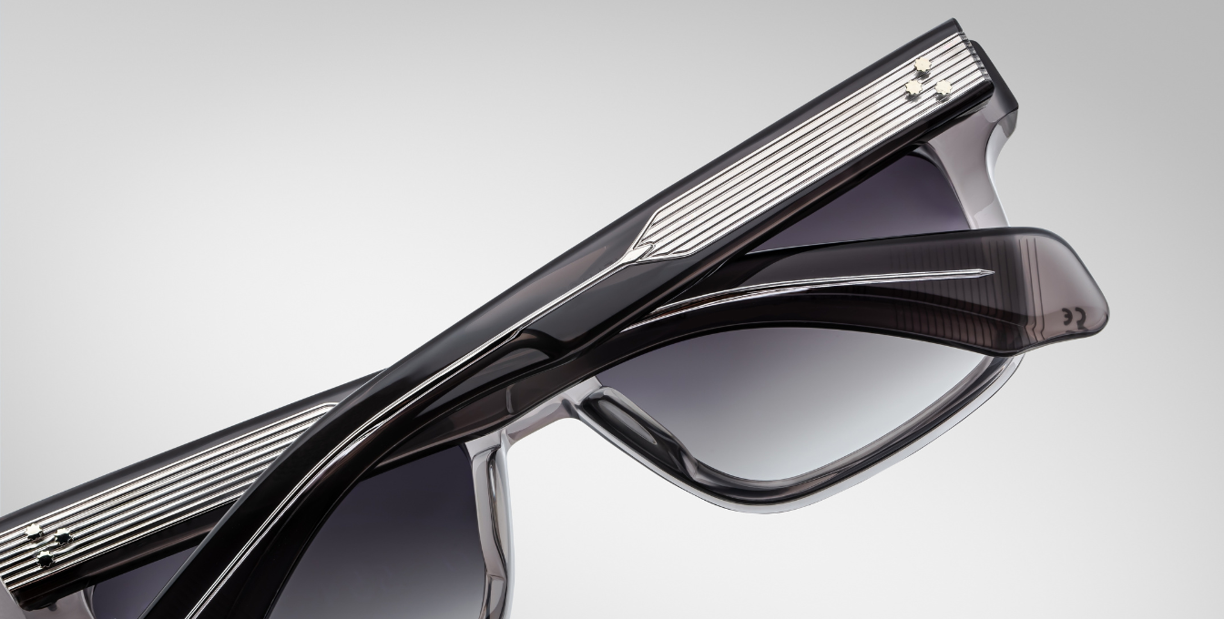 jacques marie mage molino 55 prime eckige sonnenbrille in grau mit grauen gläsern