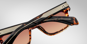 jacques marie mage molino samoa eckige sonnenbrille in havana mit braunen gläsern