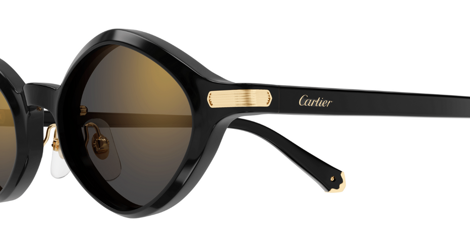 Cartier CT0540S 001 Luxury sunglasses Made in France with black