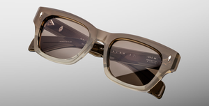 jacques marie mage dealan 53 lescot eckige sonnenbrille in braun mit braunen gläsern