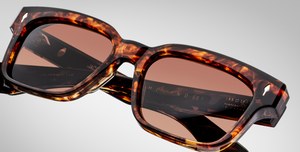 jacques marie mage molino 55 samoa eckige sonnenbrille in havana mit braunen gläsern