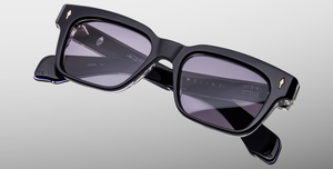 jacques marie mage molino hudson eckige sonnenbrille in blau mit blauen gläsern