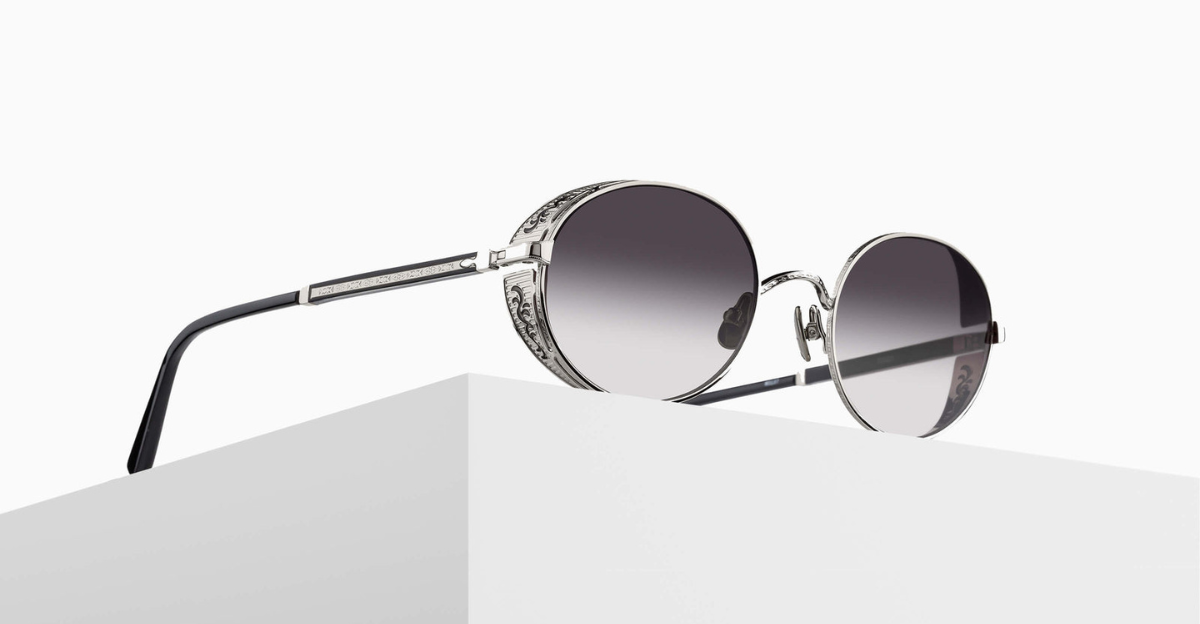 Matsuda M3137 | Palladium White - Smoke