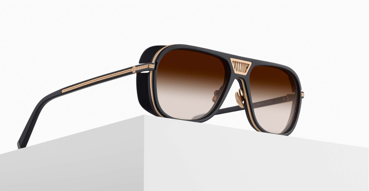 Matsuda M3023 V2 Matte Gold Matte Black