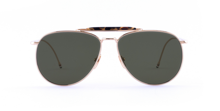 牛*ン様 THOM BROWNE サングラス Acetate And Titanium Rectangular Sunglasses | Thom Browne