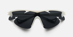 district vision junya racer paf cloud weißte sportsonnenbrille mit grauen gläsern