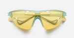 distrit vision junya racer PAF scale sportsonnenbrille in mint mit gelben gläsern