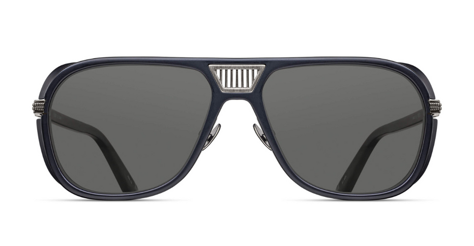 Matsuda M3023-V2 | Antique Silver - Matte Black – Leidmann