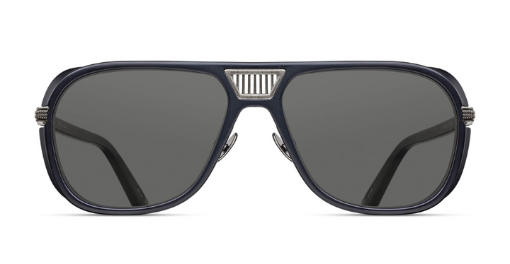 Matsuda M3023-V2 | Antique Silver - Matte Black – Leidmann