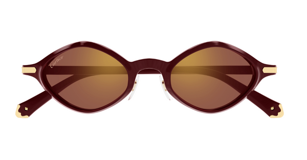 Jewelry (Latest Edition) ハードカバー d1 Cartier CT0540S 003 - Square luxury sunglasses with brown frames