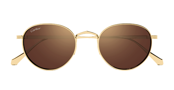 Cartier CT0626S | 007 Luxury sunglasses in gold with brown lenses