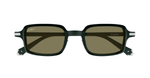 cartier ct0539 007 eckige sonnenbrille aus acetat in grün mit grünen gläsern