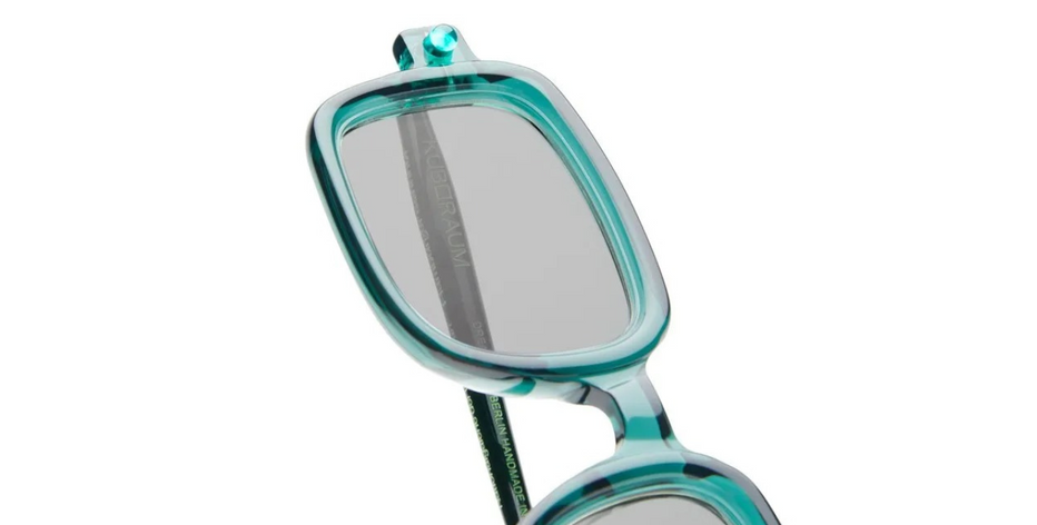 Kuboraum P2 Hamburger Bahnhof HB Sunglasses in Green - handmade