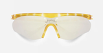 district vision ashima alpine moss Sportbrille in gelb mit braunen Gläsern