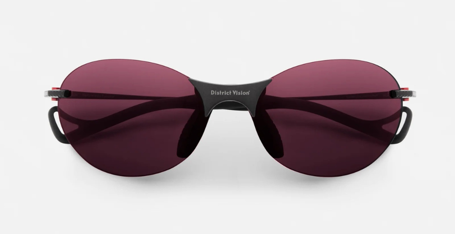 District Vision Mami Vantage Ti | Black/D+Black Rose - lifestyle