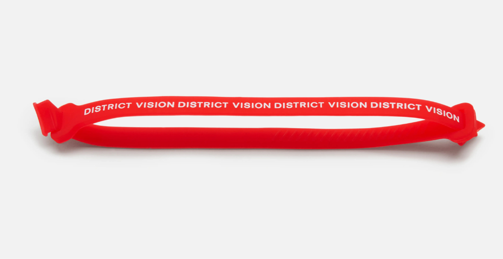 District Vision Eyewearstrap Red Front