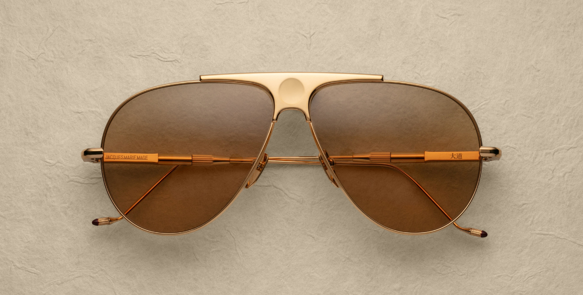 DAKS Designer Sunglasses‎ DA20415 62 15-125 Made in Japan Gold Frames EUC Authentic Chloe Sunglasses main image 4