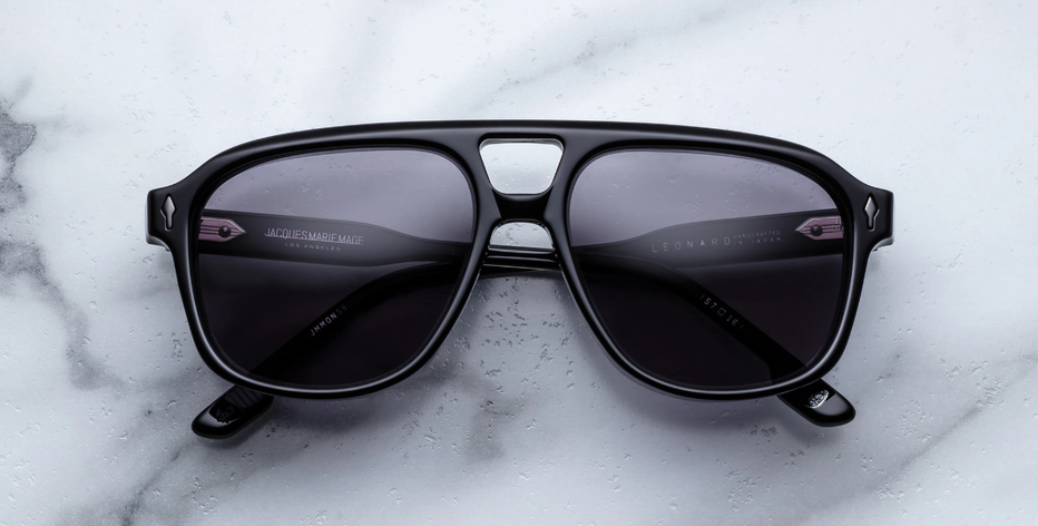 LEONARD ブラック アウター M Jacques Marie Mage Leonard Raven - limited luxury sunglasses