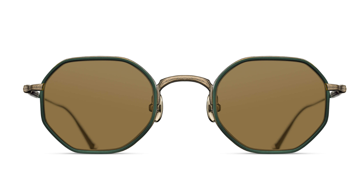 Matsuda M3086-I | Antique Gold - Bottle Green