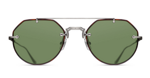 Matsuda M3121 | Dark Tortoise - Antique Silver