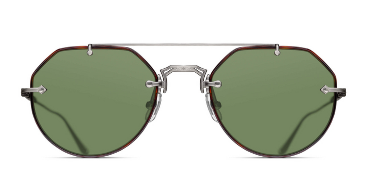 Matsuda | M3085-I Brushed Gold - Navy – Leidmann