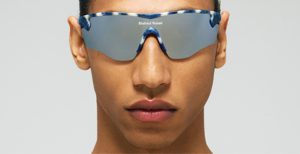 district vision junya racer navy mosaic front men