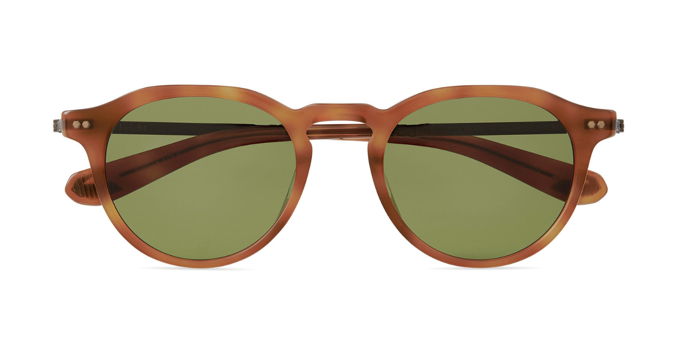 mister leight dorian S amber tortoise front