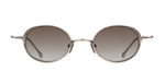 rigards RG1075AG | Antique Silver ovale sonnnebrille aus sterling silber in antique silber mit braunen gläsern