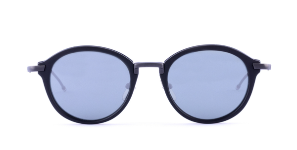 Thom Browne 011A 007 Sunglasses in Silver - luxury Eyewear made in