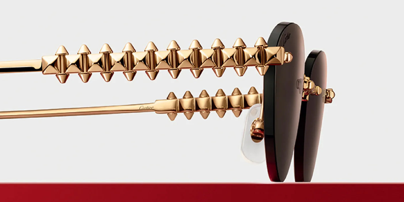 gold cartier sunglasses