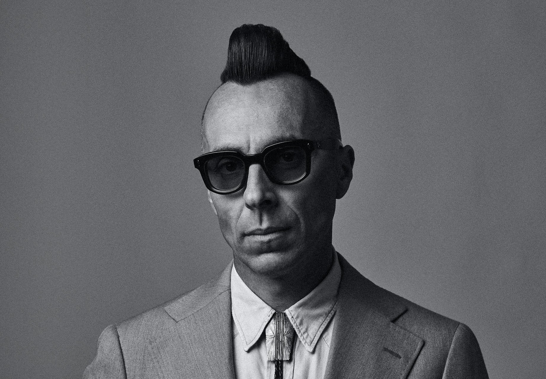 Black White Portrait of JMM