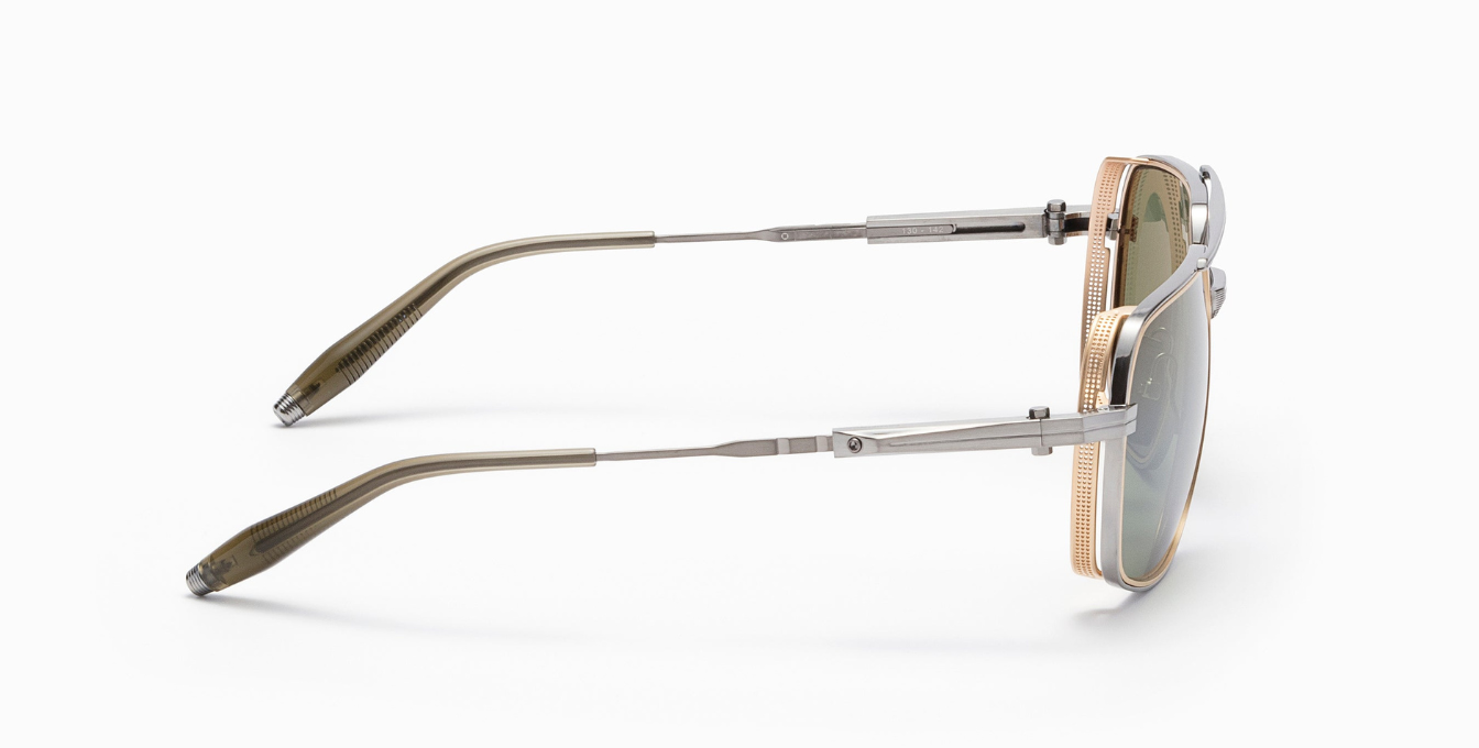pathfinder smoked goggles Akoni Pathfinder - Matte Black | Titanium Sunglasses Made in Japan