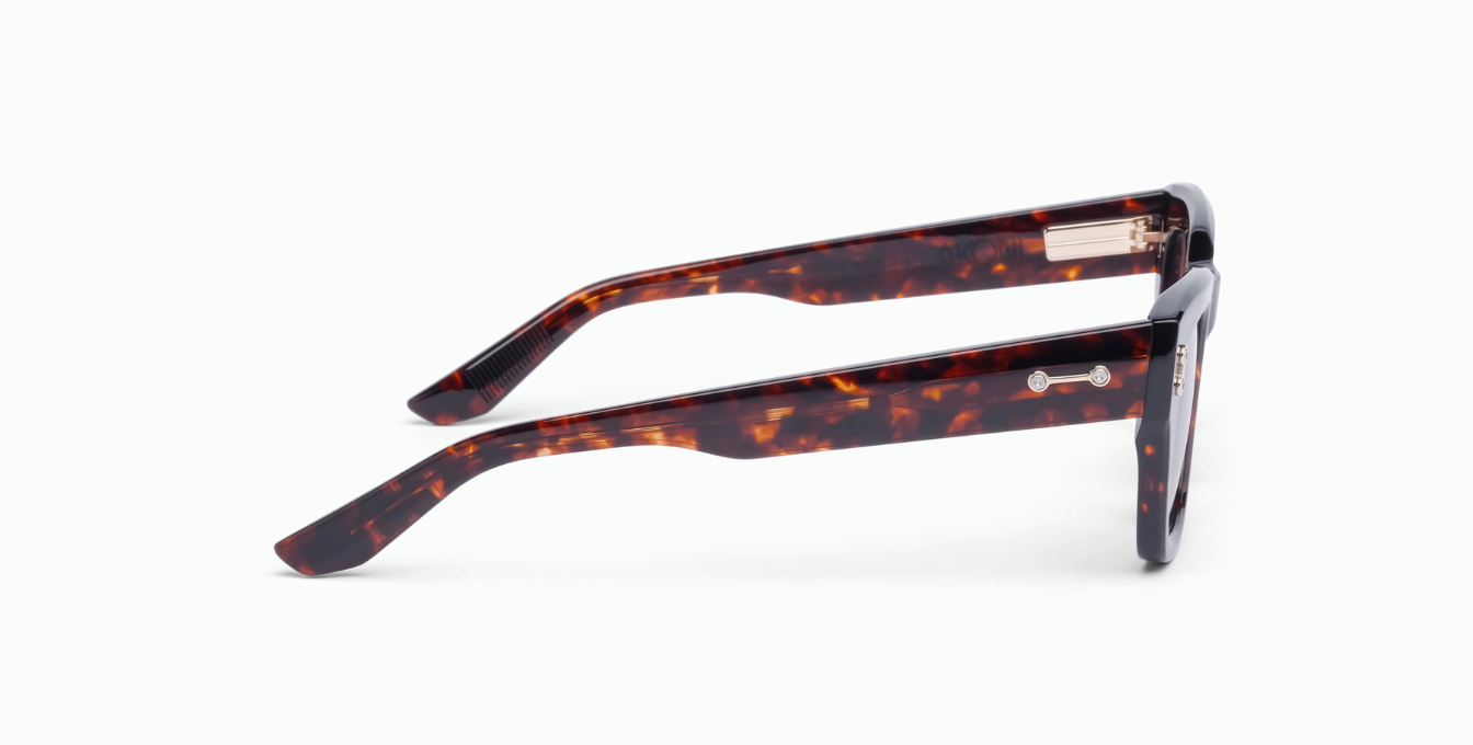 akoni nebula red havana cateye sonnenbrille in havana mit braunen gläsern